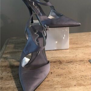 Nina silver gray stylish heels